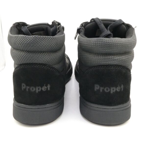 Propet Kenton Men’s US 13 High Top Black Leather Sneakers Black MCA005L NWOB main image 6